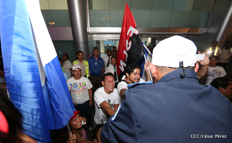 Recibimiento al campe&oacute;n Rom&aacute;n &lsquo;Chocolatito&rsquo; Gonz&aacute;lez en Nicaragua
